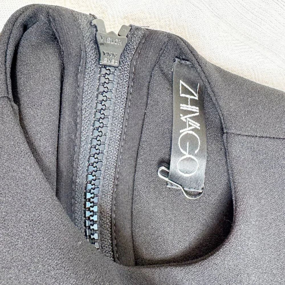 Zhivago On Guard Two-Pieced Black Midi Dress XS - Picture 5 of 16